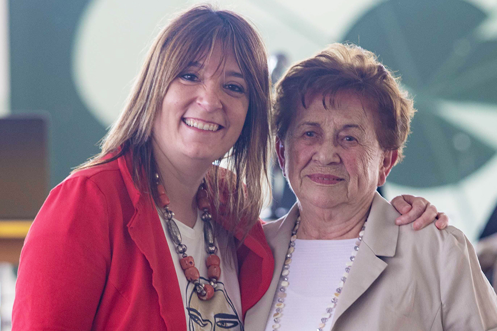 Giulia Casarini, Presidente di Cadiai e Vittoria Lotti, fondatrice Cadiai e prima Presidente