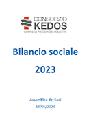 cover Bilancio sociale 2023 Consorzio Kedos